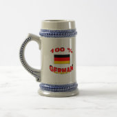 100%のドイツ語 ビールジョッキ (左)