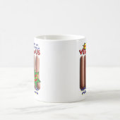 100%のベジタリアンとなされる菜食主義のソーセージのマグ コーヒーマグカップ (中央)