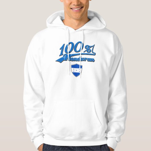 100%のホンジュラス人 パーカ (正面)