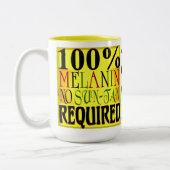 100%のマグ ツートーンマグカップ (左)