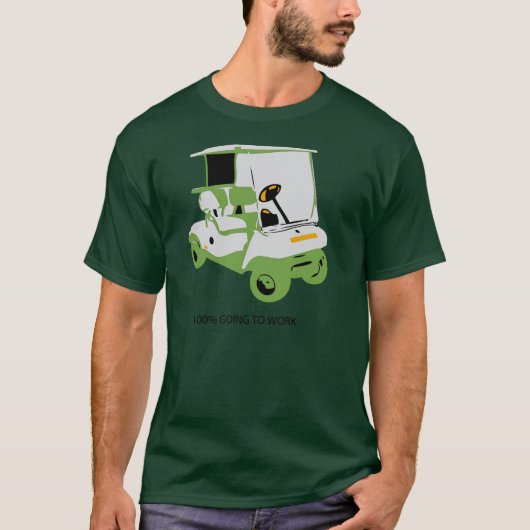 100%の仕事 Tシャツ (正面)