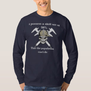 100%の本当の古い学校の機械工のTシャツ Tシャツ