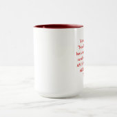 100%の権利はいつも襲います マグカップ (中央)