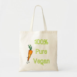 100%の純粋なビーガン-にんじん トートバッグ