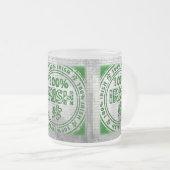 100%アイリッシュグラフィティウォール フロストグラスマグカップ (正面右)