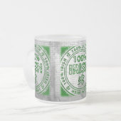100%アイリッシュグラフィティウォール フロストグラスマグカップ (正面左)