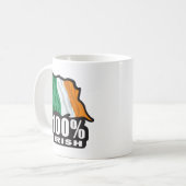 100% アイリッシュ コーヒーマグカップ (正面左)