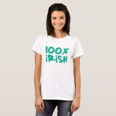100% アイリッシュ Tシャツ (正面フル)