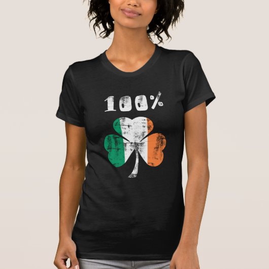 100% アイリッシュ Tシャツ (正面)