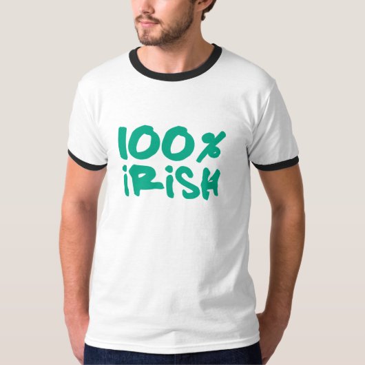 100% アイリッシュ Tシャツ (正面)