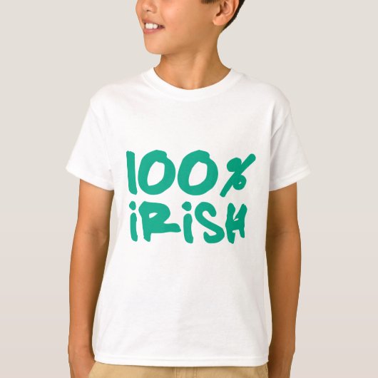 100% アイリッシュ Tシャツ (正面)