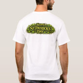100% アイルランド人...セントパトリックの祝日に! Tシャツ (裏面)
