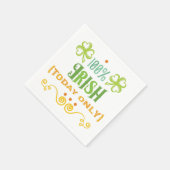 100%アイルランド今日ワードアート スタンダードカクテルナプキン (角)