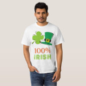 100%アイルランド語 Tシャツ (正面フル)