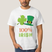 100%アイルランド語 Tシャツ (正面)