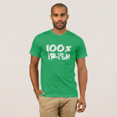 100%アイルランド語 Tシャツ (正面フル)