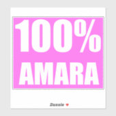 100%アマラ名 シール (シート)