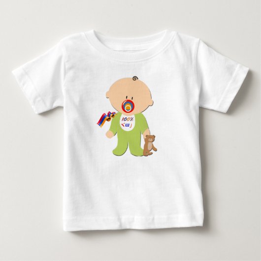 100%アルメニア語100% հայ Tシャツ (正面)