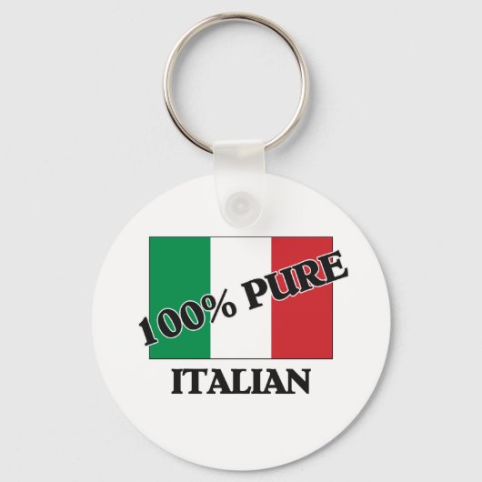100% イタリアン キーホルダー (正面)