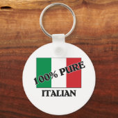100% イタリアン キーホルダー (正面)