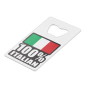 100%-イタリアン クレジットカード栓抜き (正面アングル)