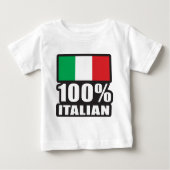 100% イタリアン ベビーTシャツ (正面)