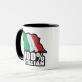 100% イタリアン マグカップ (正面左)