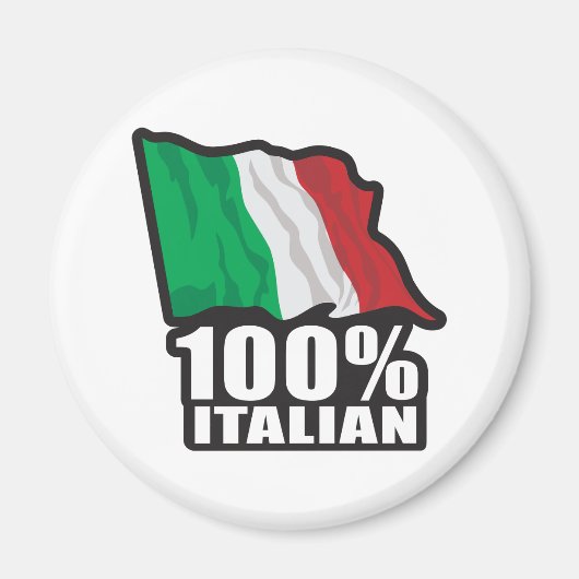 100% イタリアン マグネット (正面)