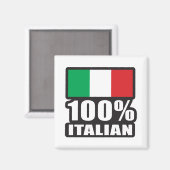 100% イタリアン マグネット (正面/裏面)