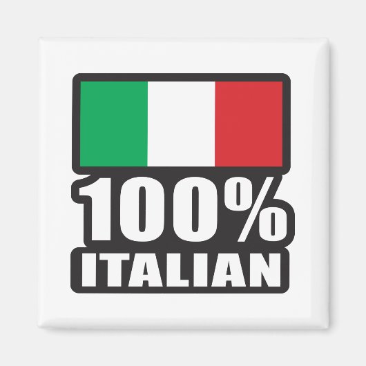 100% イタリアン マグネット (正面)
