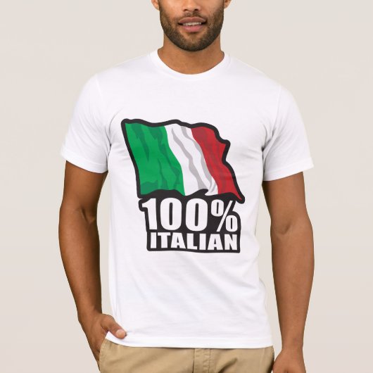 100% イタリアン Tシャツ (正面)