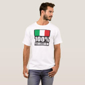 100% イタリアン Tシャツ (正面フル)