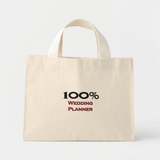 100%ウェディングプランナー ミニトートバッグ (正面)