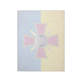 [100]ウクライナの地上軍エンブレム ノートパッド (回転)