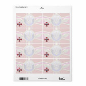 [100]ウクライナ空軍エンブレム ラベル (フルシート)