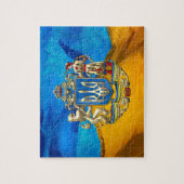 [100]ウクライナ: 提案されたより素晴らしい紋章付き外衣 ジグソーパズル (縦)