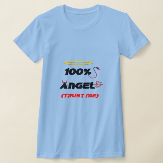 100%エンジェルTシャツ Tシャツ (レイダウン)