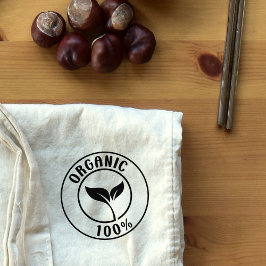 100%オーガニック、ナチュラル環境にやさし、 ラバースタンプ