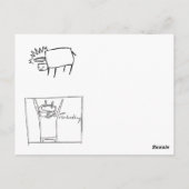 100% オーガニック ポストカード (裏面)