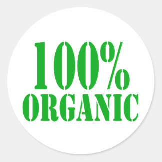 100% オーガニック ラウンドシール