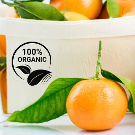 100%オーガニック、環境にやさし ラバースタンプ