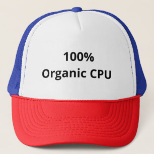 100%オーガニック CPU │ギークおもしろいバスケットボールキャップ キャップ
