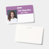 100%カスタマイズ可能な従業員バッジ バッジ (Front & Back)