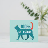 100%キャットパーソンポストカード ポストカード (スタンド正面)