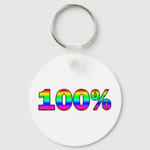 100% キーホルダー