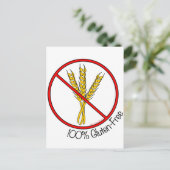 100%グルテンフリー ポストカード (スタンド正面)