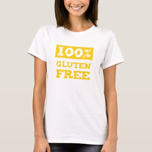 100%グルテンフリー Tシャツ (正面)