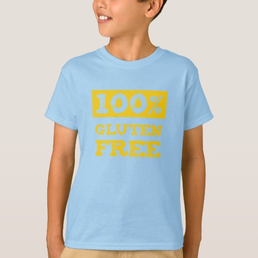 100%グルテンフリー Tシャツ (正面)