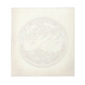 [100]ケルトの生命の木[金ゴールド] ノートパッド (正面)