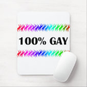 100%ゲイ マウスパッド (マウス)